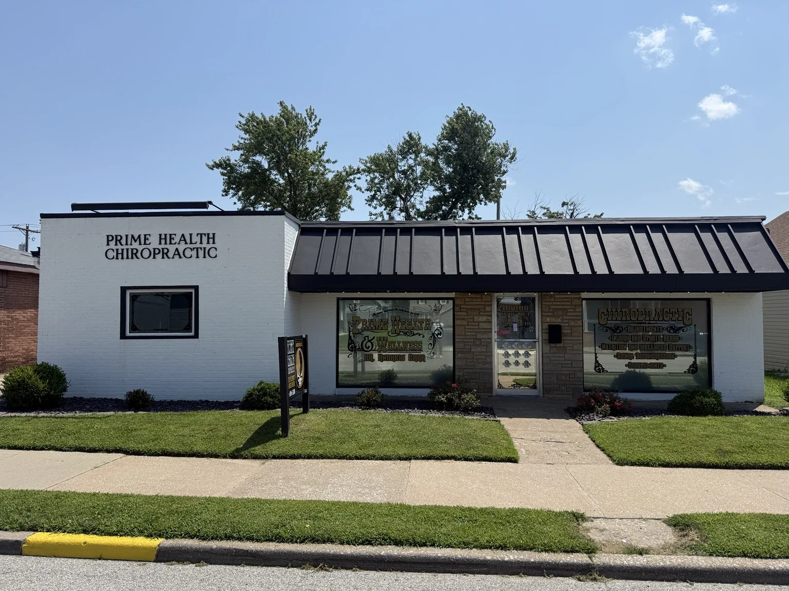 The real Prime Health Chiropractic office on East Ferguson Avenue in Wood River